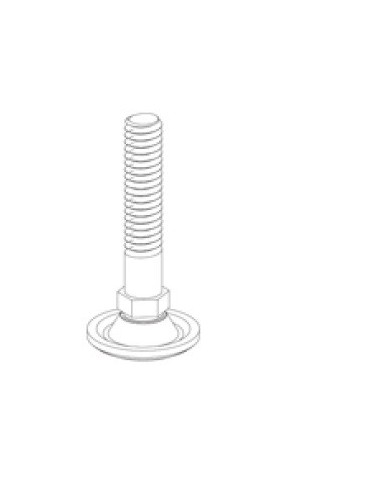 Surub piciorus reglabil M10x50, zinc