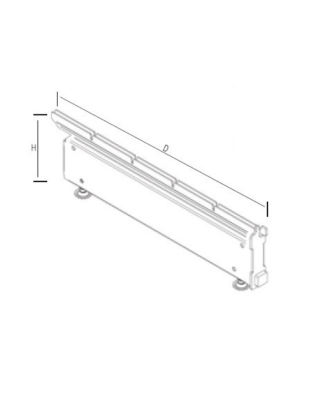Talpa de raft 115 mm inaltime, L25