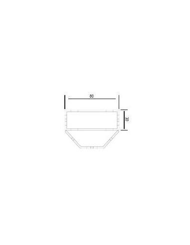 Upright Semi Circular 5 Sides