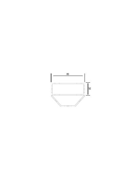 Upright Semi Circular 5 Sides
